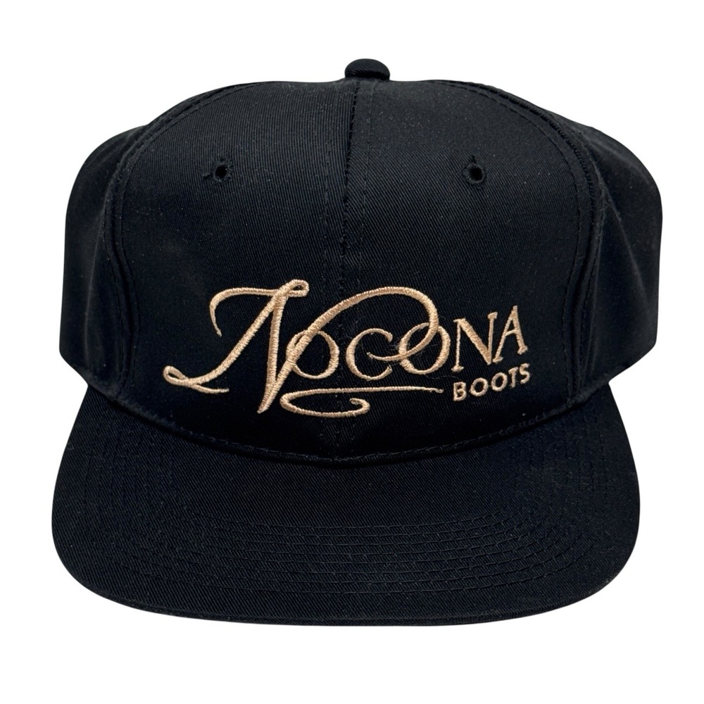 Nocona Boots Mens 90s Vintage Orignal Snapback hat New Western Cowboy NOS